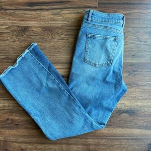 DL 1961 Jackie High Rise Raw Hem Jeans